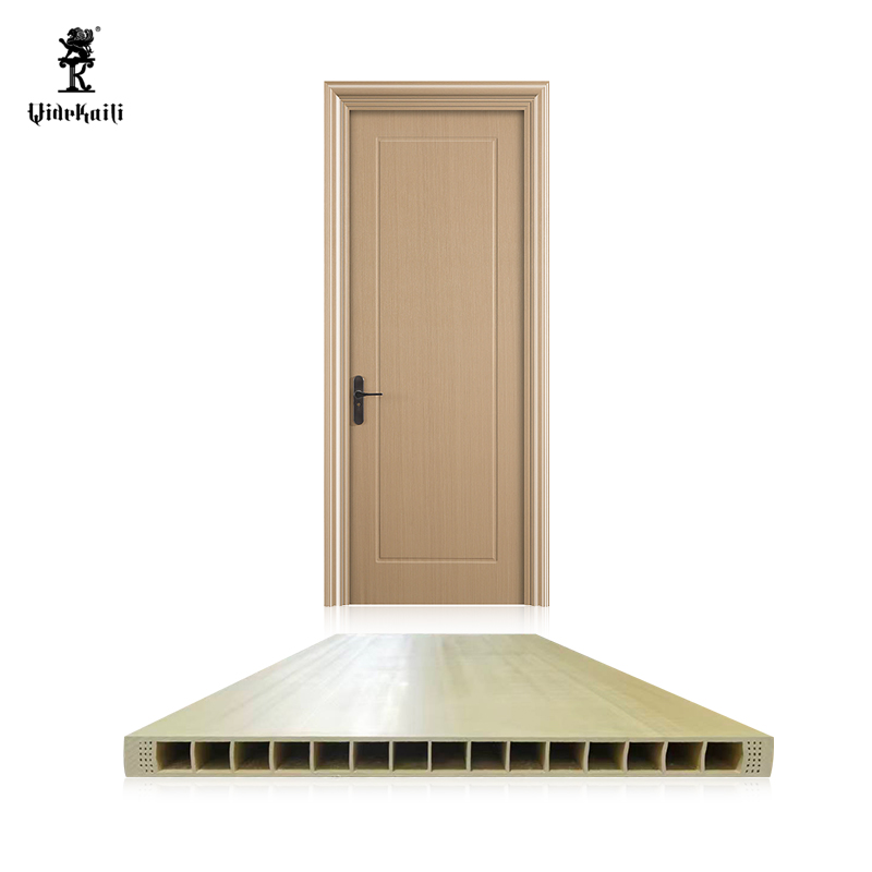 Environmentally Friendly 600-1100 Width Modern Interior 45mm Thickness WPC Door Panel