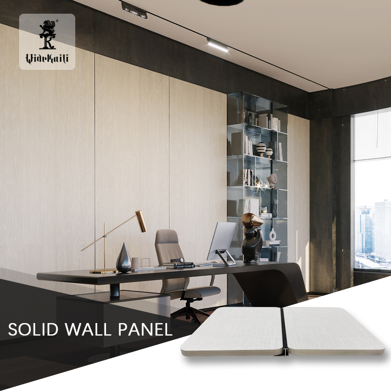 High Quality Home Decoration Solid Wall Panel With Metal Line