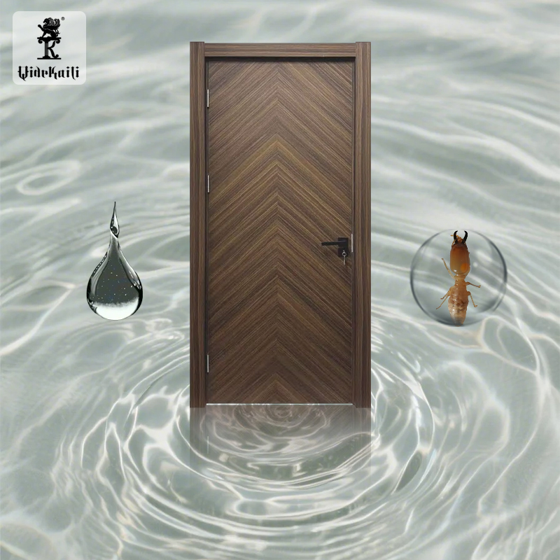 Middle East Most Popular Waterproof Anti-Termites WPC PVC Interior Doors For Houses