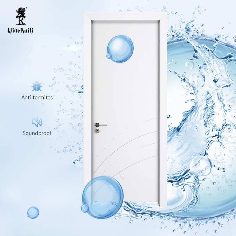 Modern Waterproof Door With Rainbow Carving Pattern