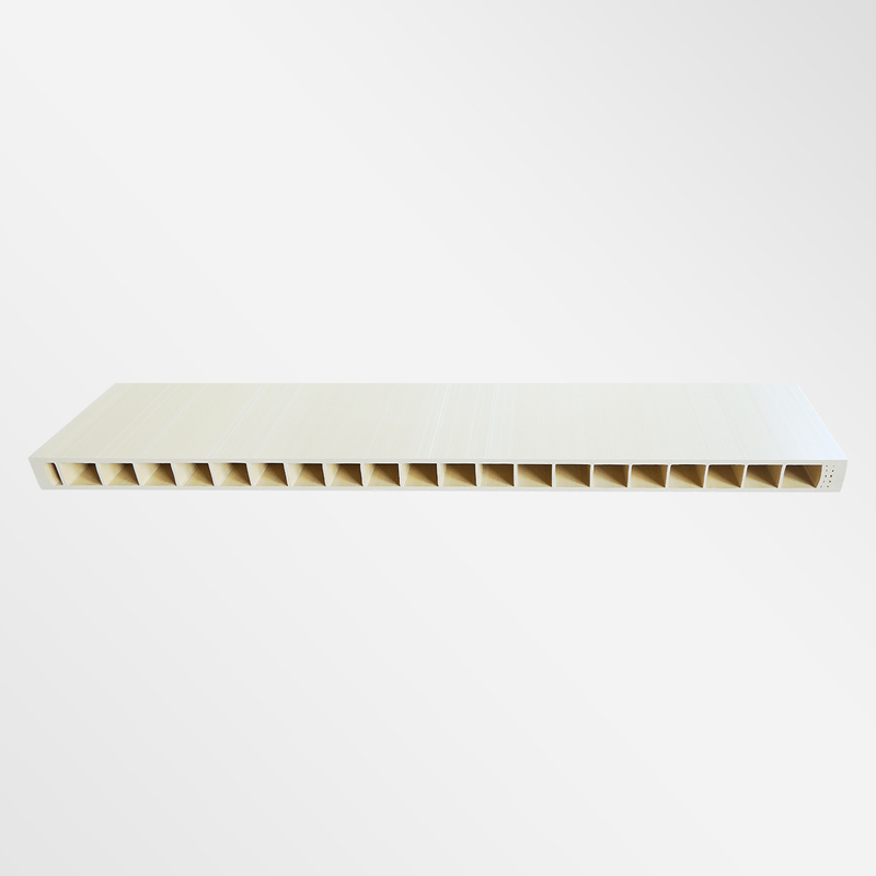 Unfinished 40mm Thickness Extrusion Sanded WPC Hollow Door Panel