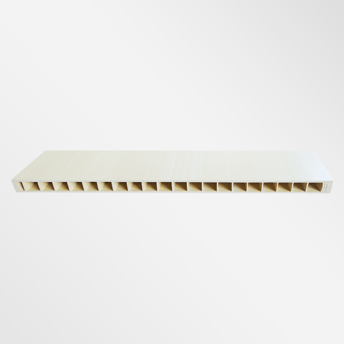 Unfinished 40mm Thickness Extrusion Sanded WPC Hollow Door Panel