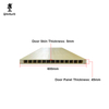 Environmentally Friendly 600-1100 Width Modern Interior 45mm Thickness WPC Door Panel